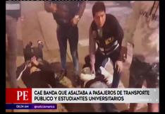 Cercado de Lima: Capturan banda que asaltaba en buses de transporte público