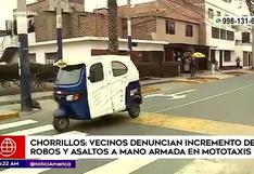 Chorrillos: vecinos denuncian constantes robos en mototaxis 